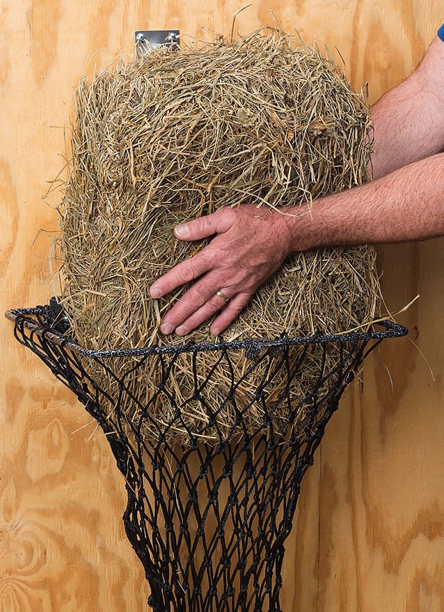 Hay Hoops II with Hay Net for Horses - Image 2