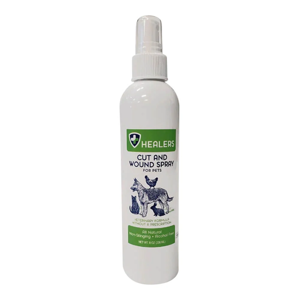Healers Petcare Cut and Wound Spray, 8 oz - Image 1