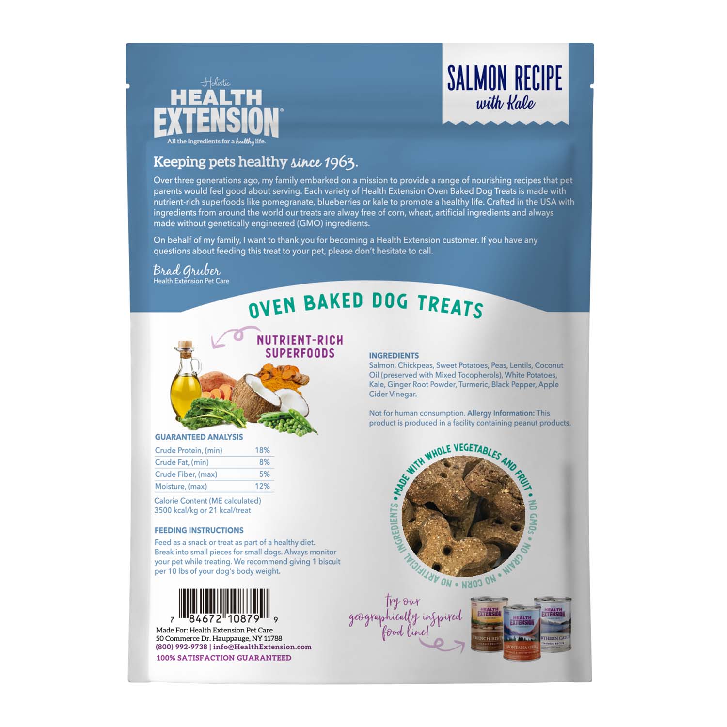 Health Extension Grain-Free Oven Baked Dog Treats, 6 oz - Image 2