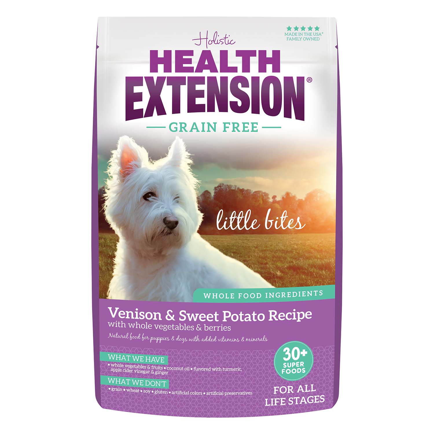 Health Extension Grain-Free Venison Little Bites Small Breed Dry Dog Food - Image 1