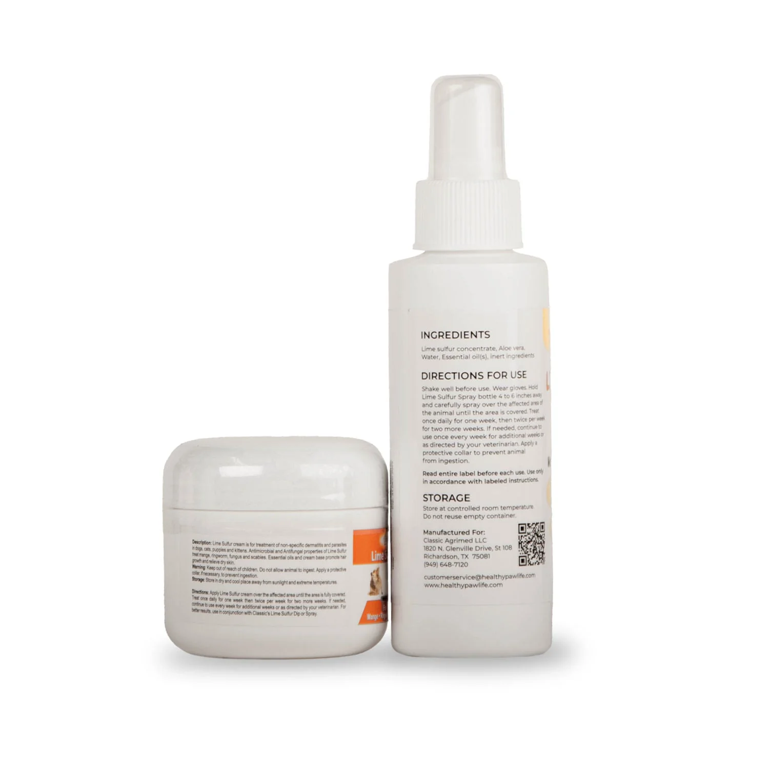 Healthy Paw Life's Bundle of Lime Sulfur Spray (4 oz) and Lime Sulfur Cream (2 oz) - Image 3