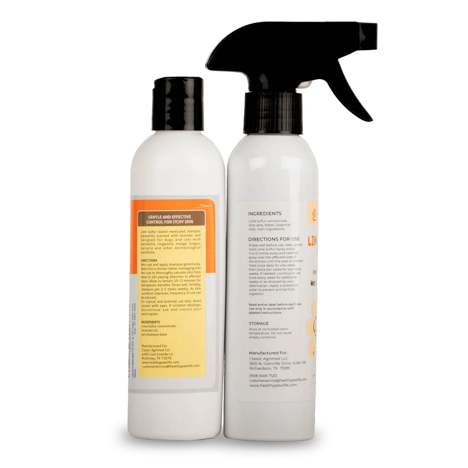 Healthy Paw Life's Bundle of Lime Sulfur Spray (8 fl oz) and Lime Sulfur Shampoo (8 fl oz) - Image 3
