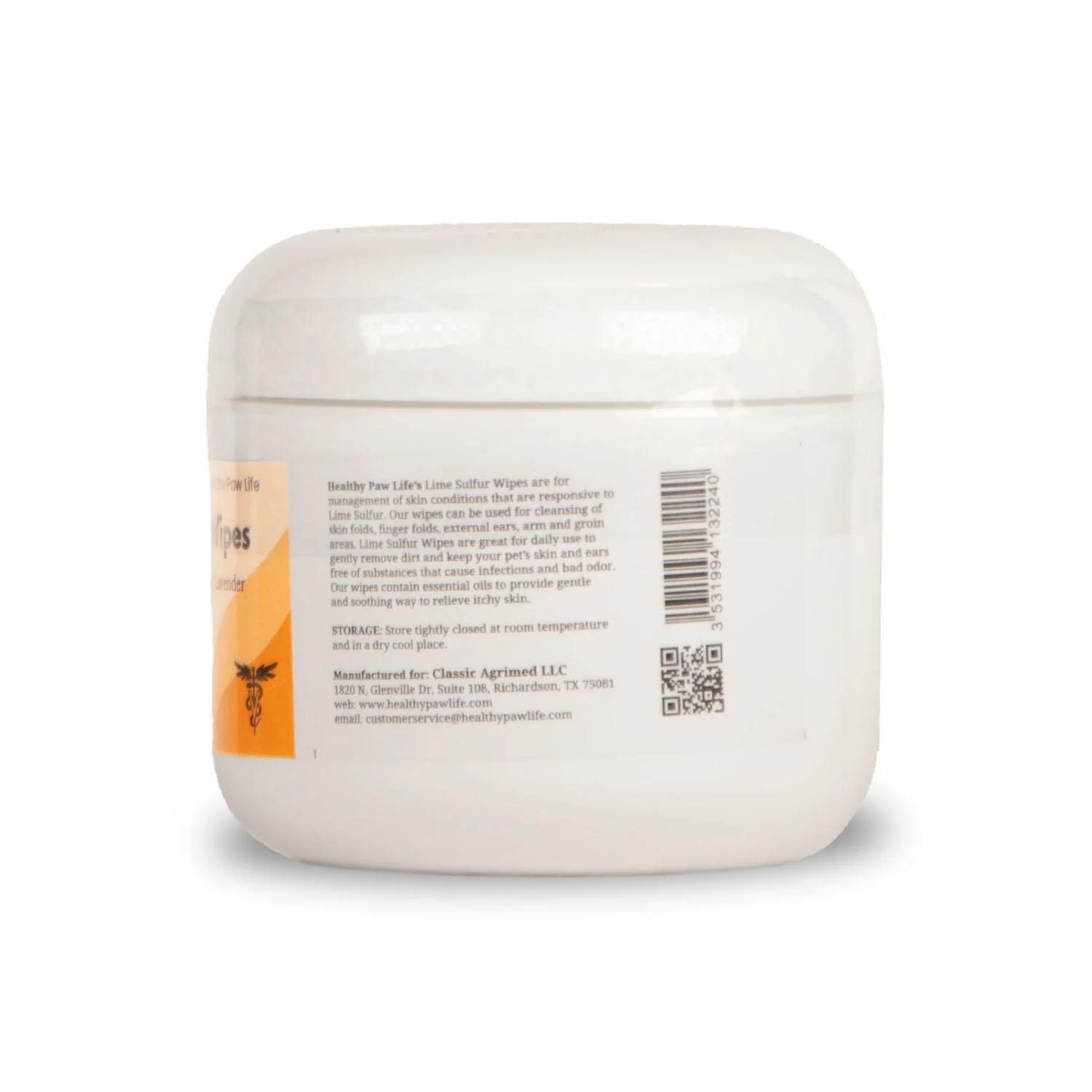 Healthy Paw Life’s Lime Sulfur Wipes (50 ct, 2" Skin Soothe Wipes) - Image 2