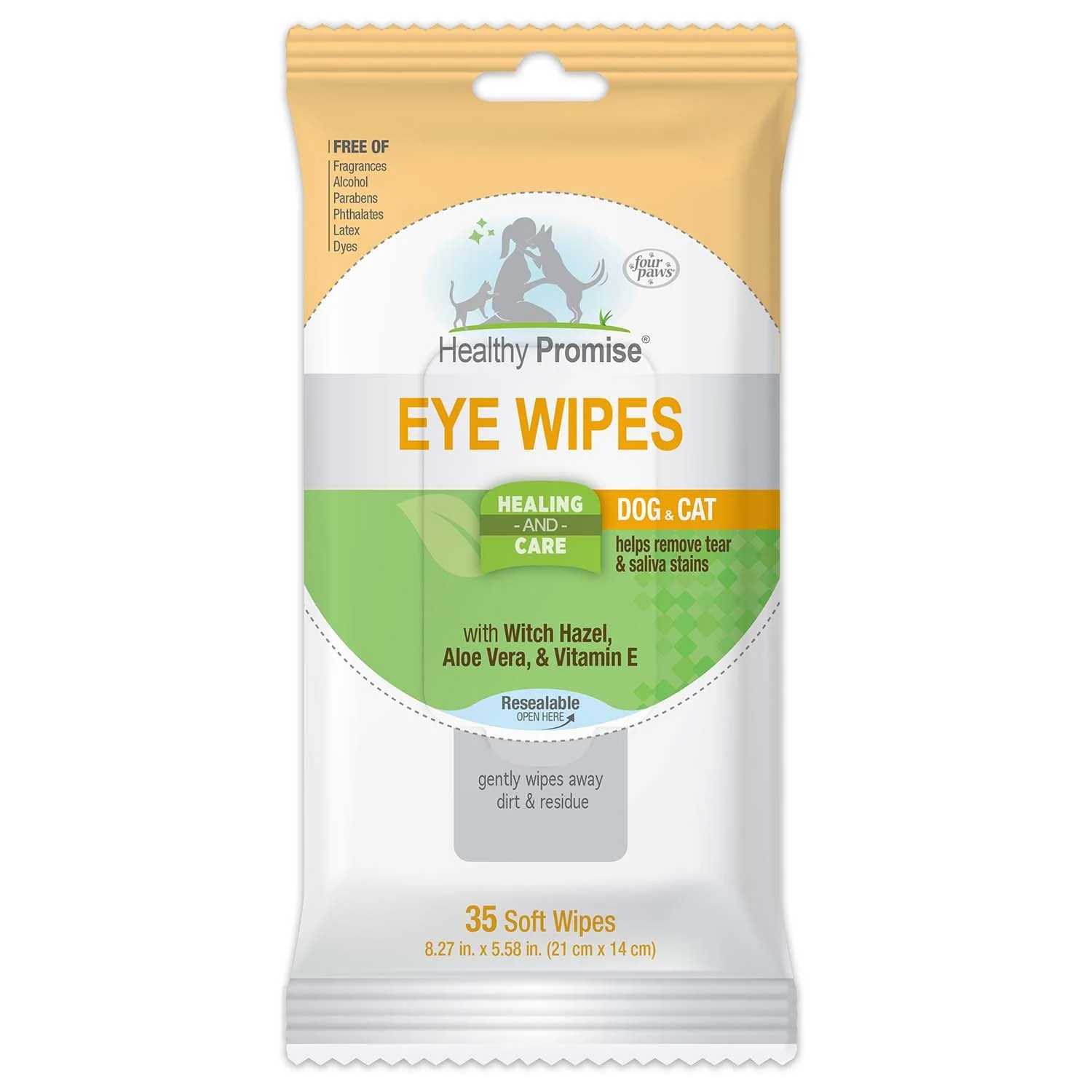 Healthy Promise Cat & Dog Eye Wipes, 35 ct - Image 1