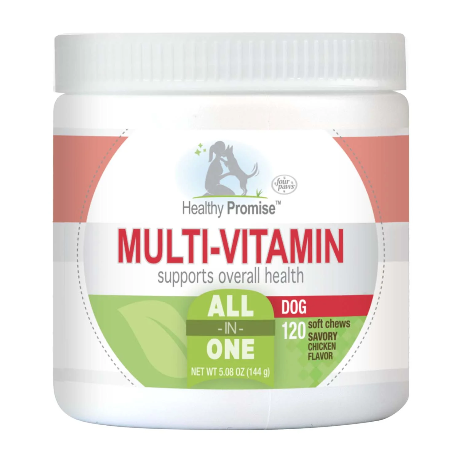 Healthy Promise Dog Multivitamin Soft Chews, Savory Chicken, 120 ct - Image 1