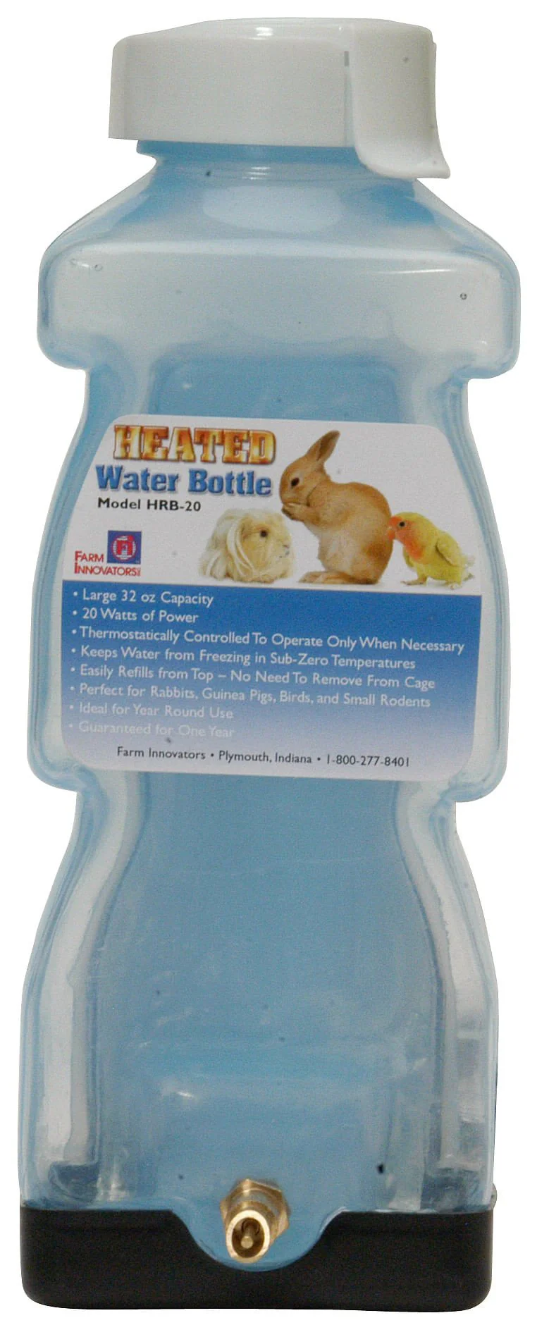 Heated Water Bottle for Small Animals, 32 oz - Image 2