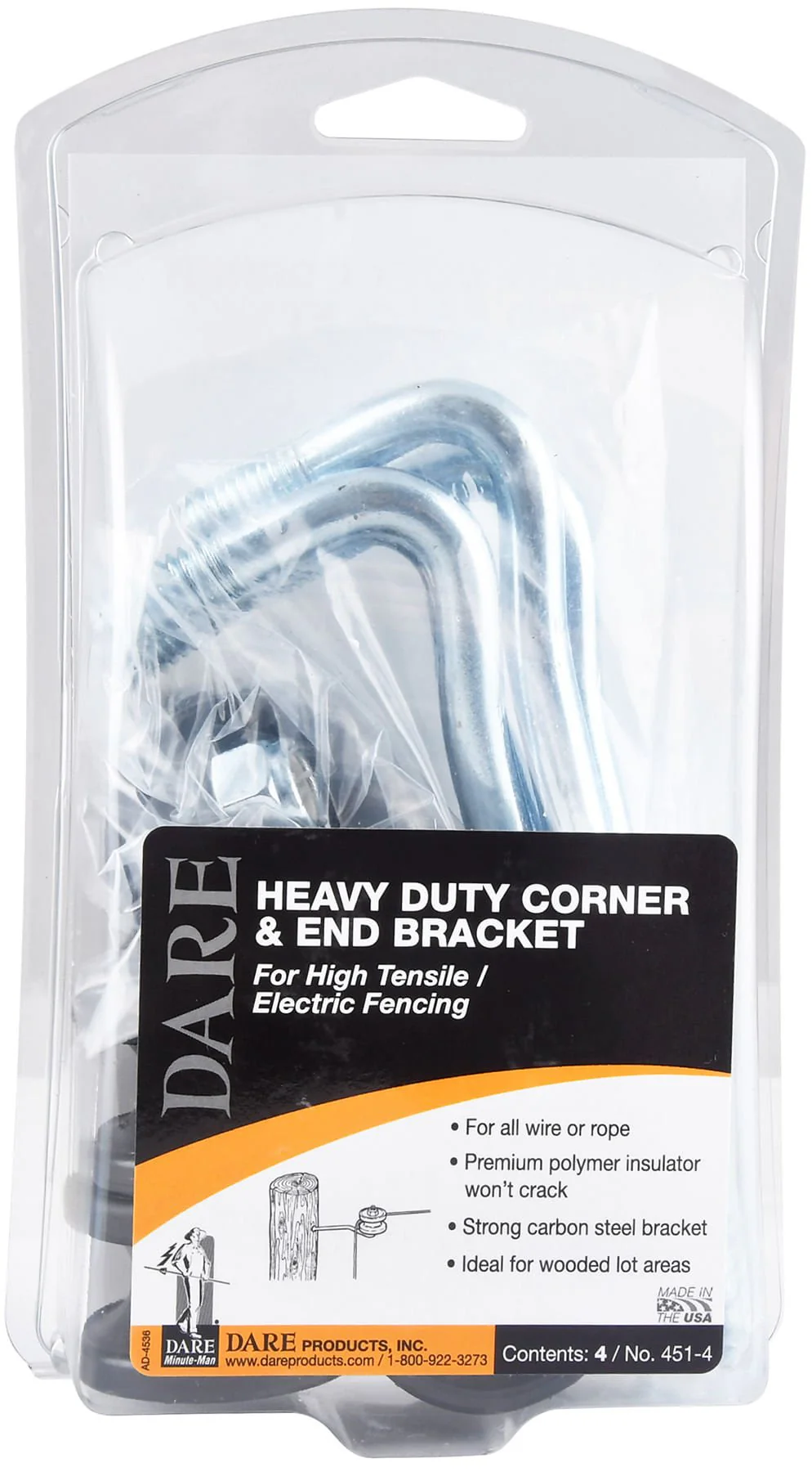 Dare Heavy-Duty Corner Post Brackets, 4 Pack - Image 2