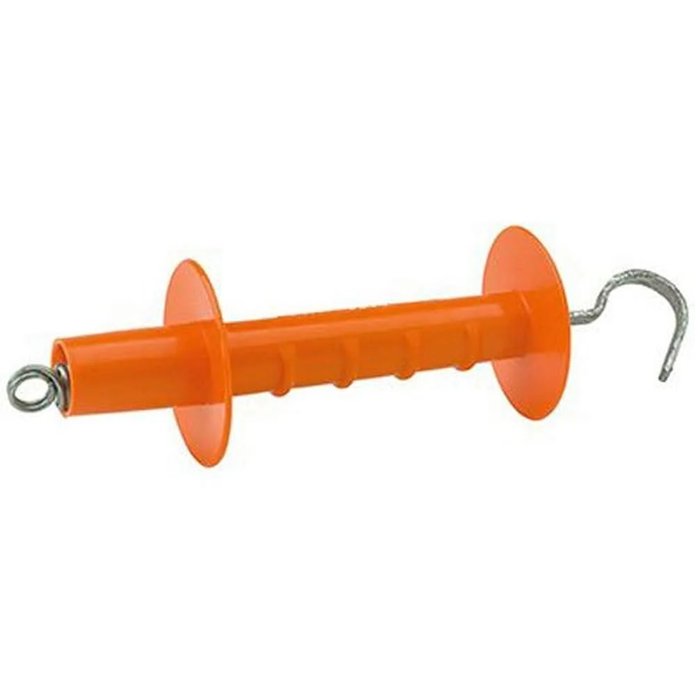 Heavy Duty Plastic Electric Fence Gate Handle – UV Resistant, Shock Shield, High Visibility Orange - Image 1