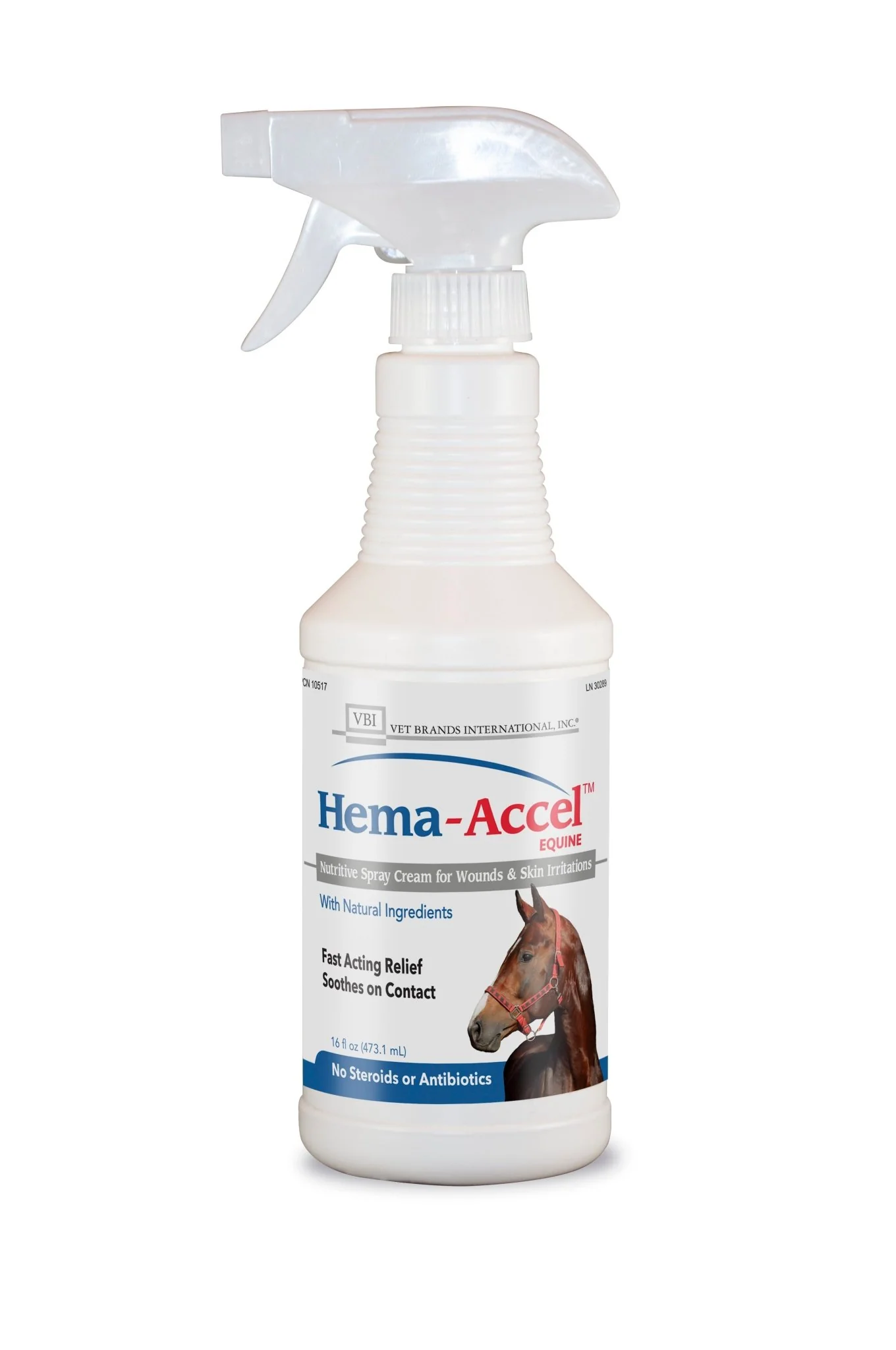 Hema-Accel Equine All Natural Wound Care Spray, 16 oz - Image 1