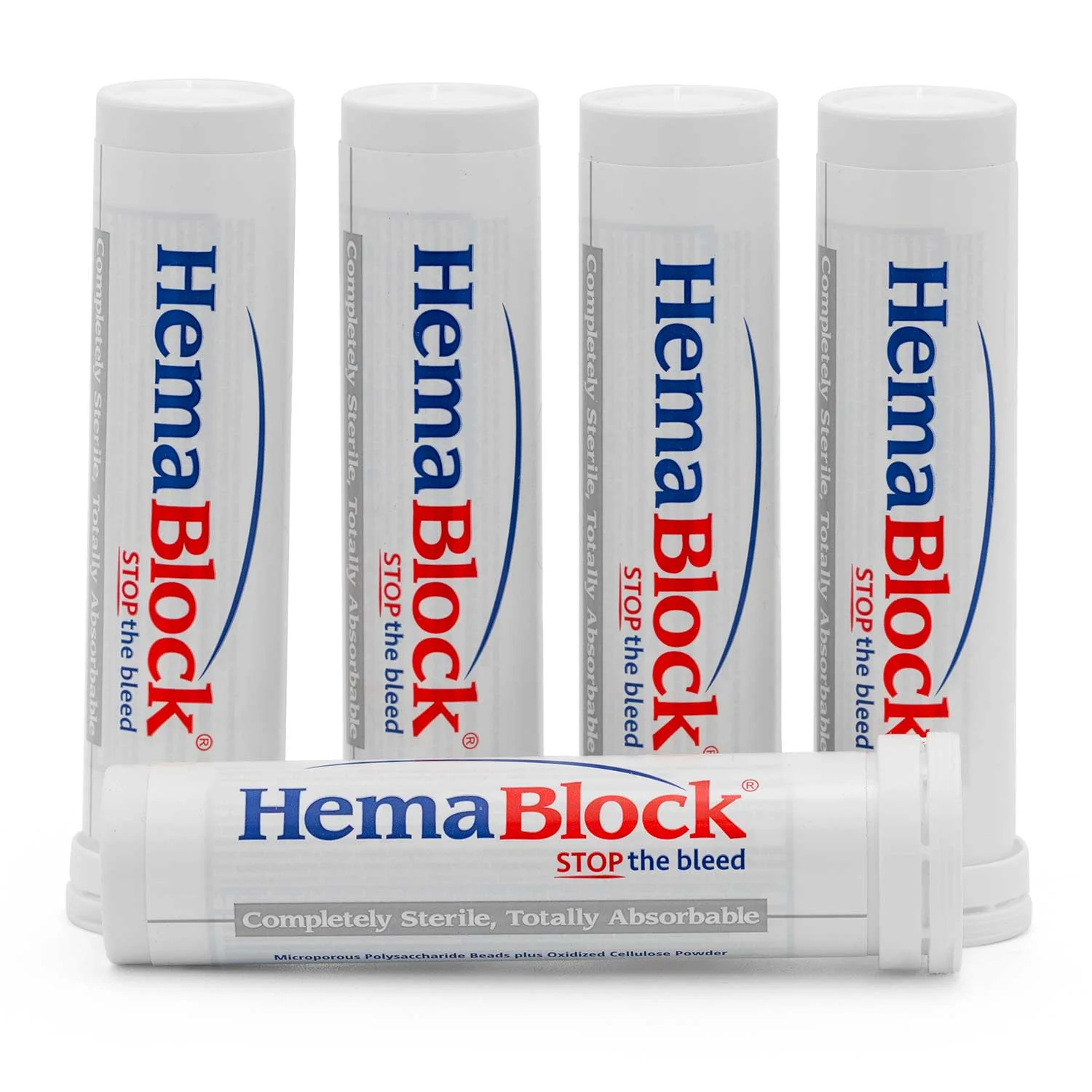 HemaBlock Hemostatic Powder, 2 gm Tube/Sachet, 5 pk - Image 2