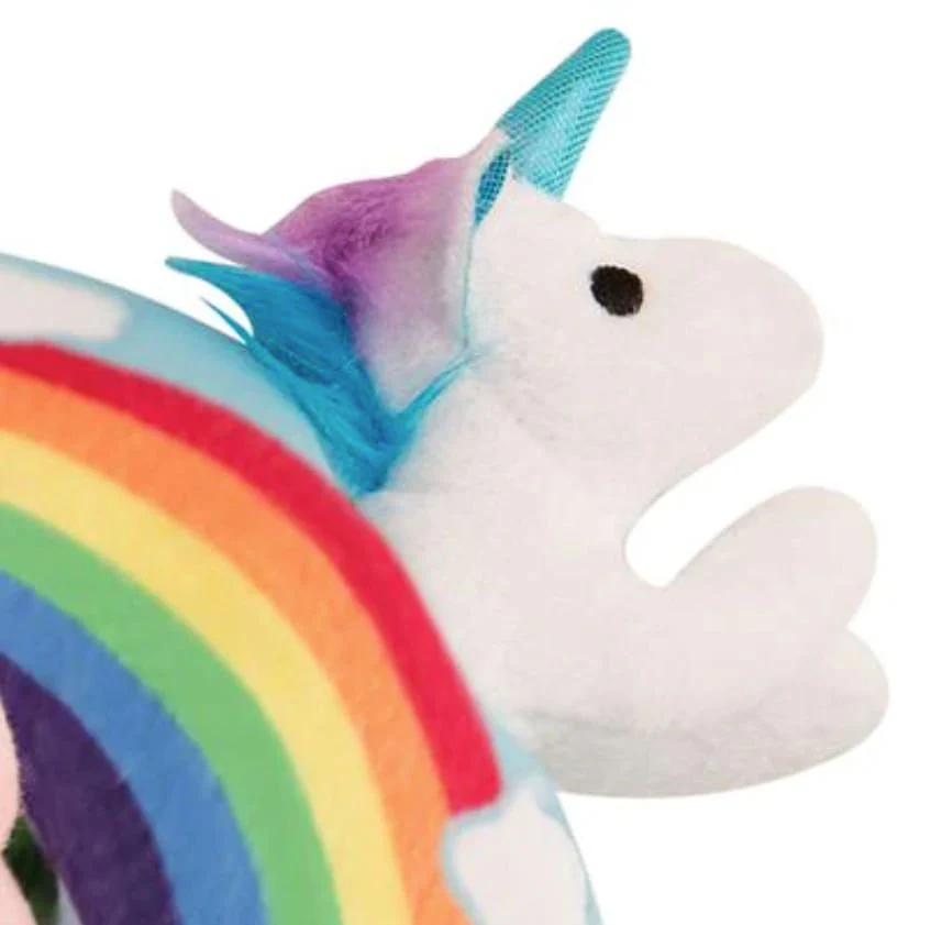 Snugarooz 4 Piece Hide & Seek Unicorn Rainbow Squeaker Dog Toy - Image 3