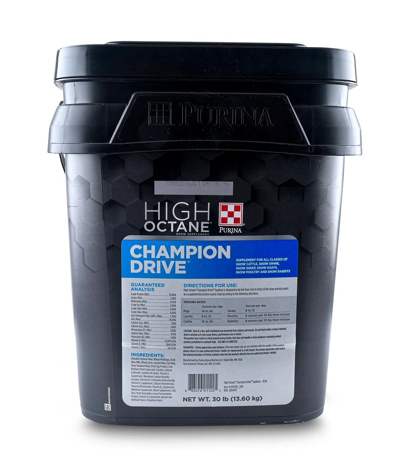 High Octane Champion Drive Topdress Show Animal Supplement, 30 lbs - Image 3