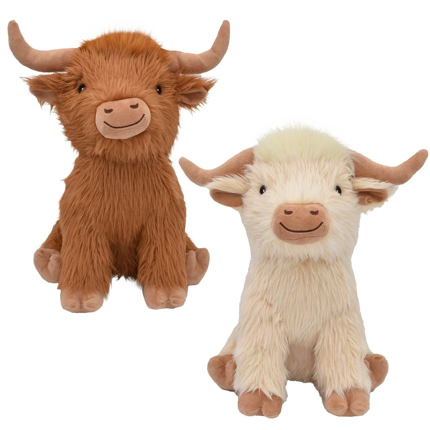 Highland Cow Squeaker Plush Dog Toy - Image 1