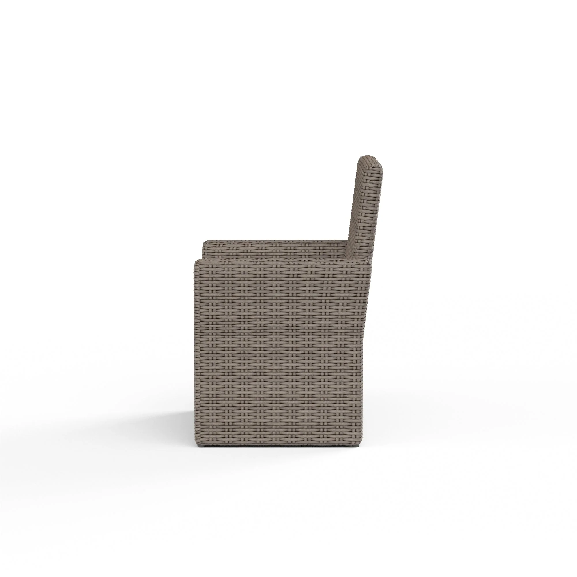 Coronado Dining Chair in Canvas Flax w/ Self Welt - Image 3