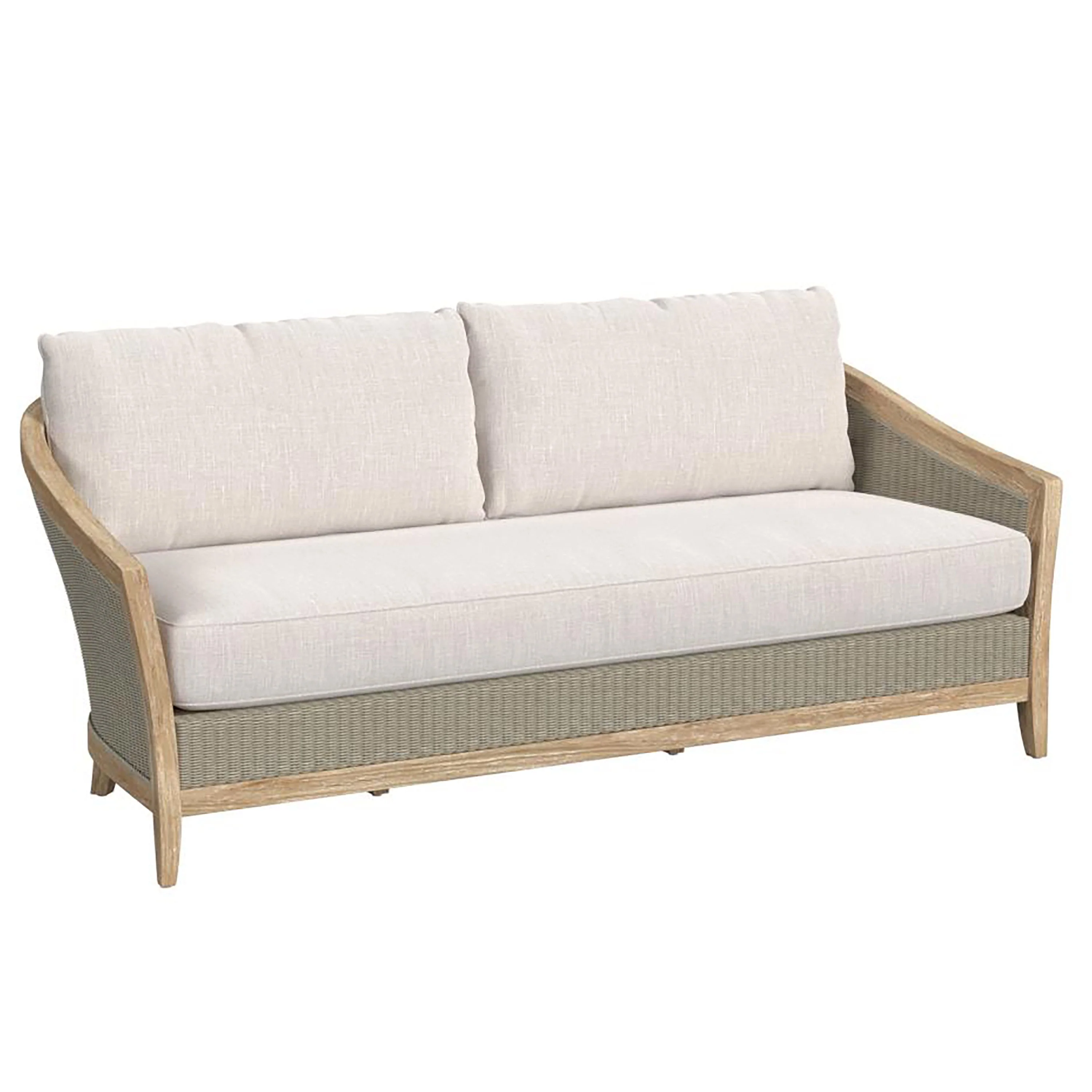 Cambria Sofa in Canvas Canvas w/ Self Welt