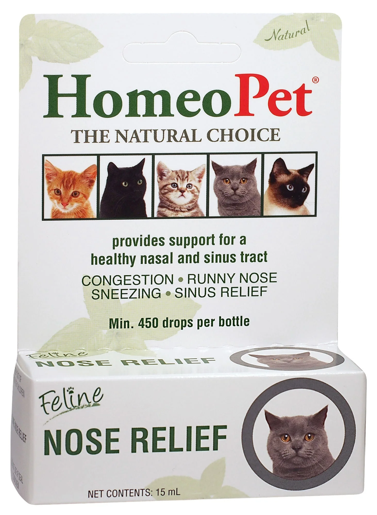 HomeoPet Feline Nose Relief - Image 1