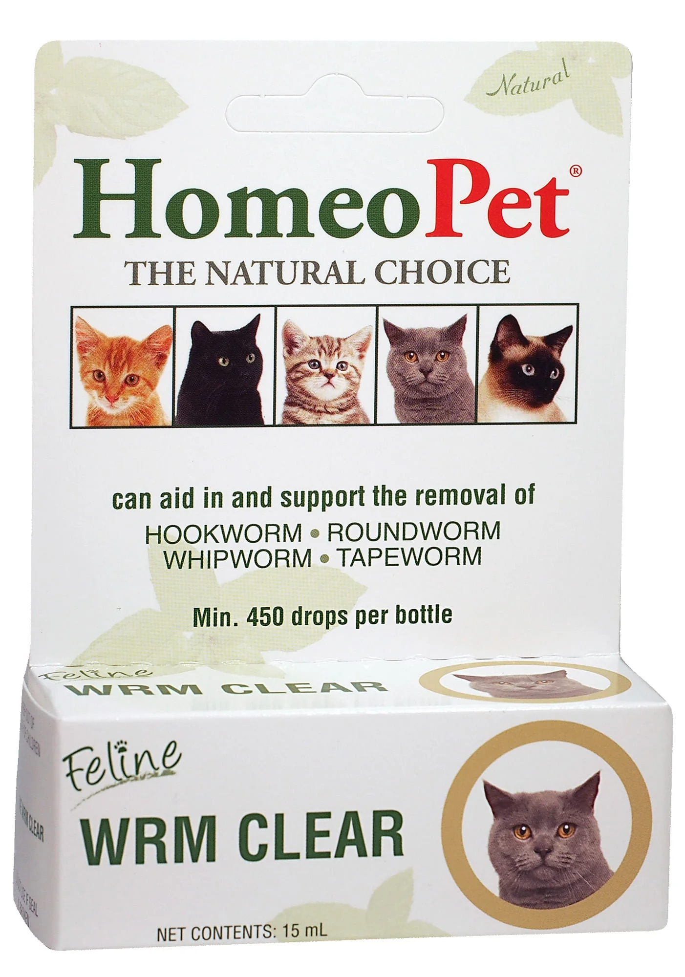 HomeoPet Feline Wrm Clear - Image 1