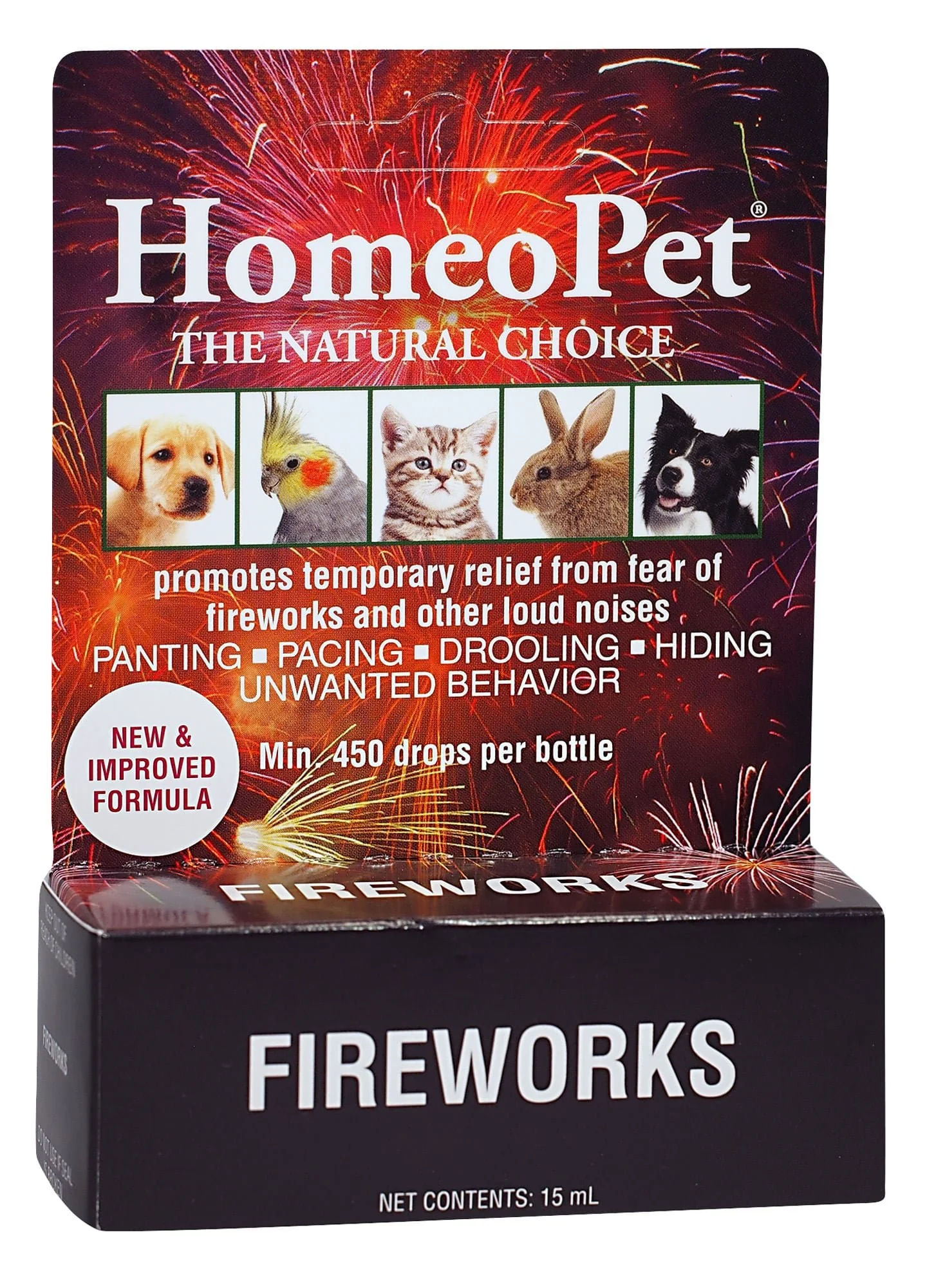 HomeoPet Fireworks Drops for Pets - Image 1