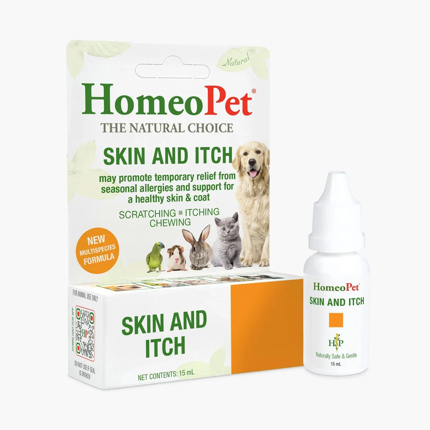 HomeoPet Skin and Itch for Dogs, Cats, and Small Pets - Allergy and Itching Support - Image 2