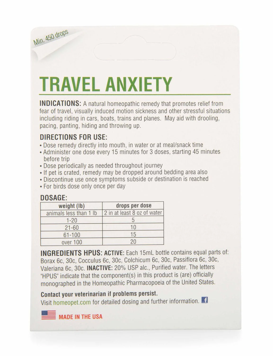 HomeoPet Travel Anxiety - Image 2
