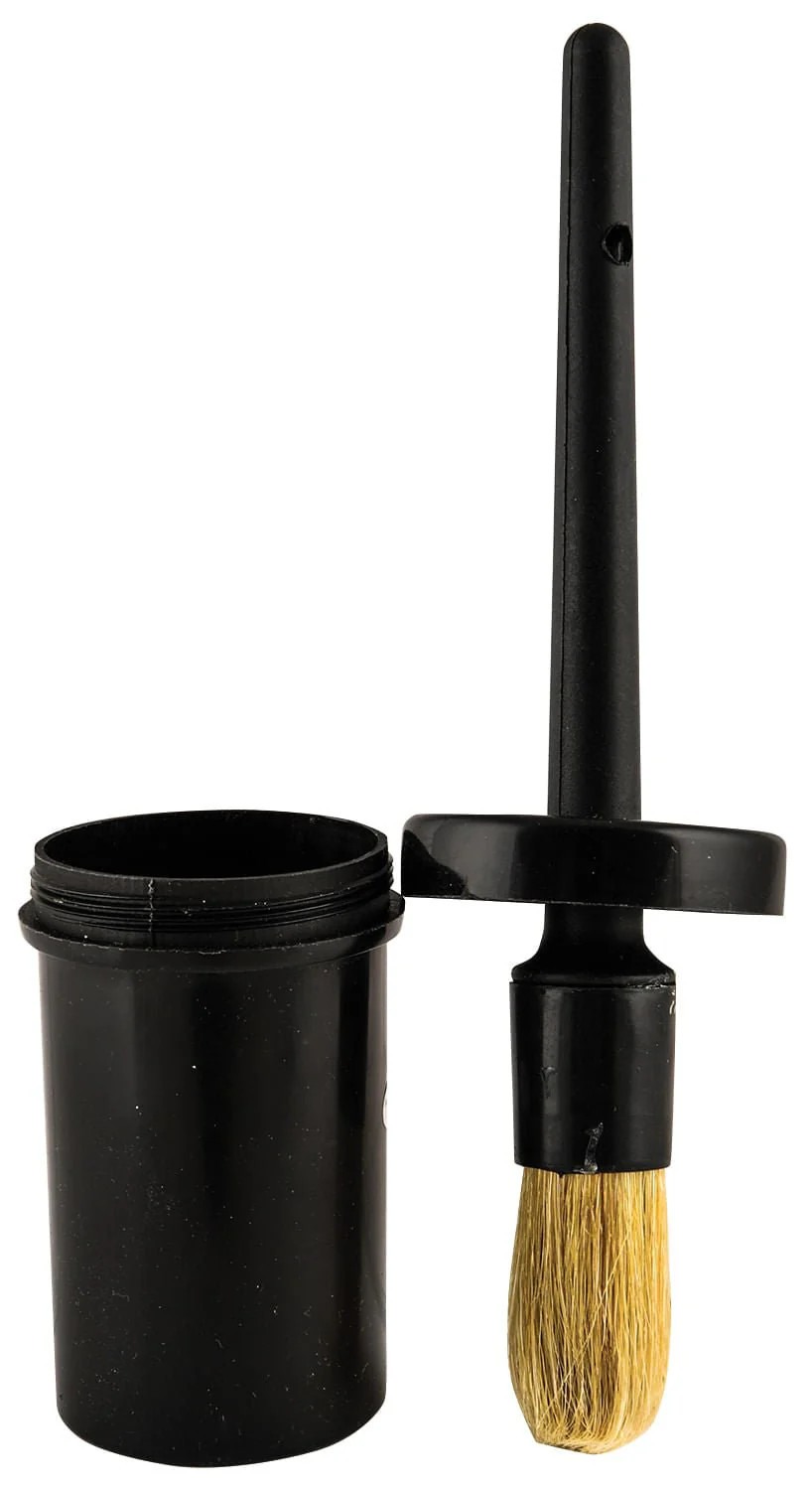 Jeffers Horse Hoof Dressing Brush & Container - Image 1