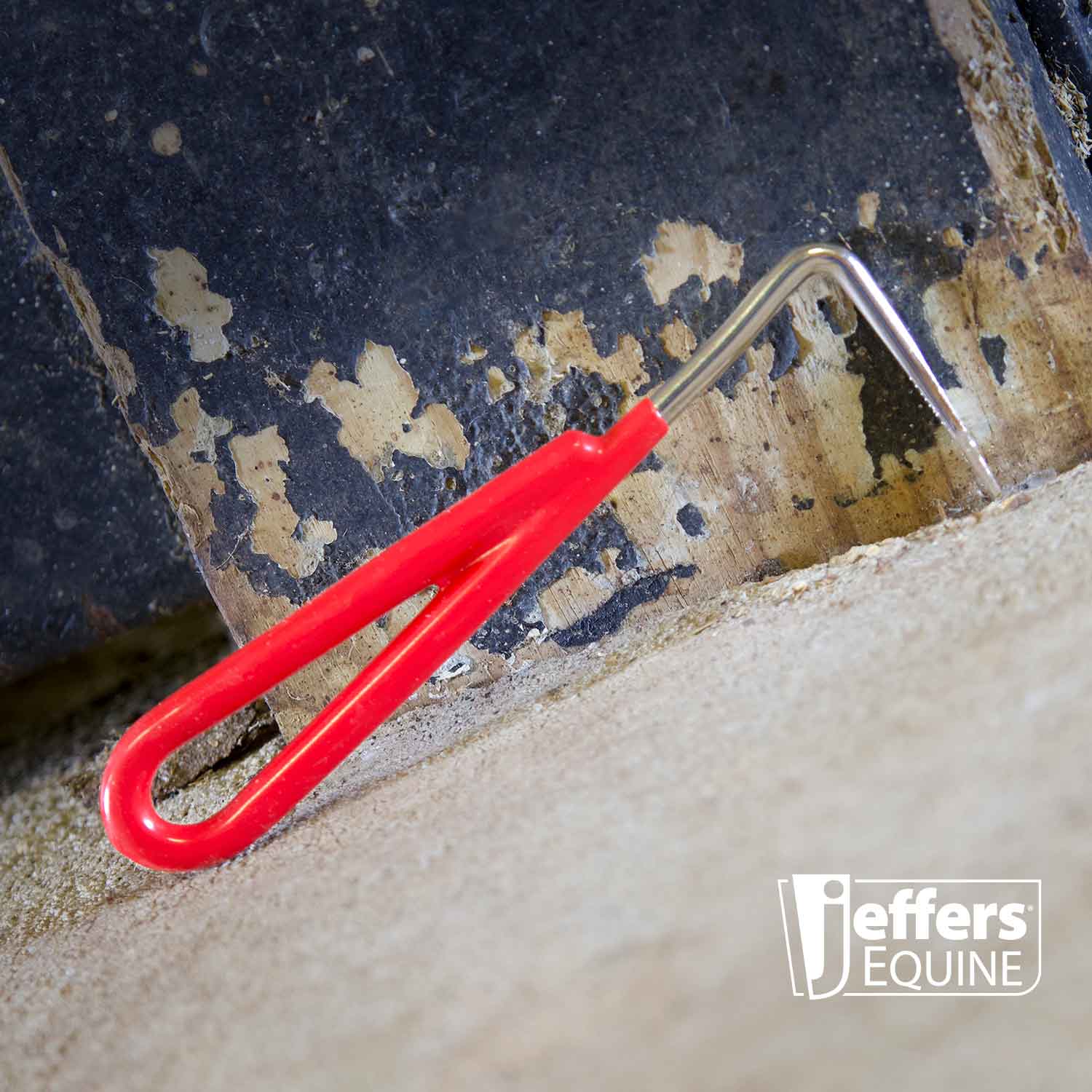 Jeffers Steel Horse Hoof Pick with Coated Handle - Image 2