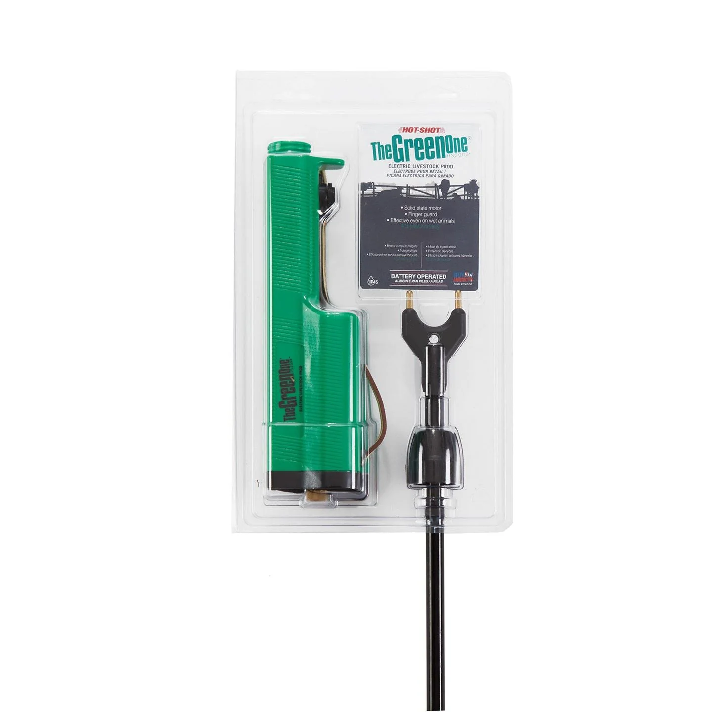 Hot-Shot Green Prod With Shaft - Battery Operated - Image 2