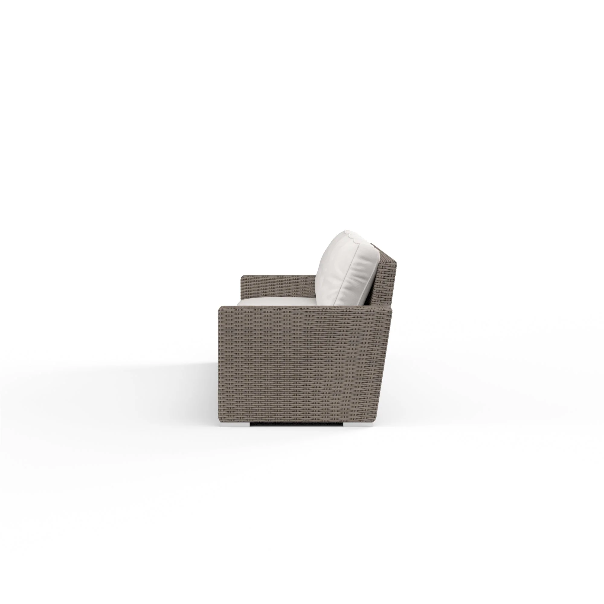 Coronado Sofa in Canvas Flax w/ Self Welt - Image 3