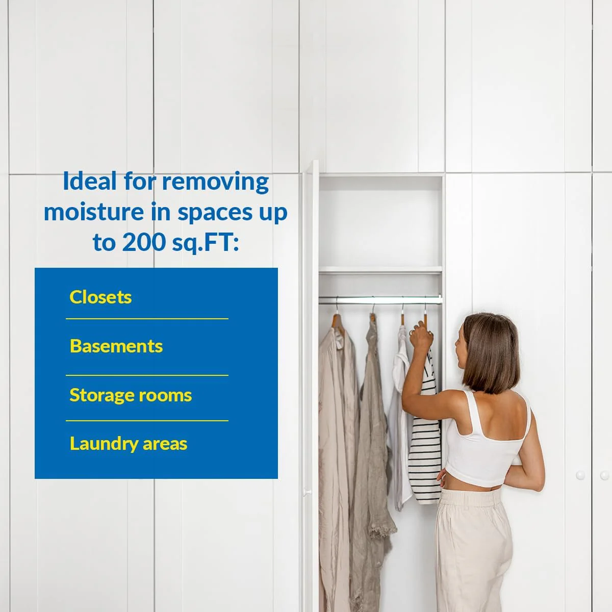 Humydry Moisture Absorber Hanging Bag 15.9 oz – Unscented or Wool Protector Dehumidifier for Closets, RVs & Basements - Image 3