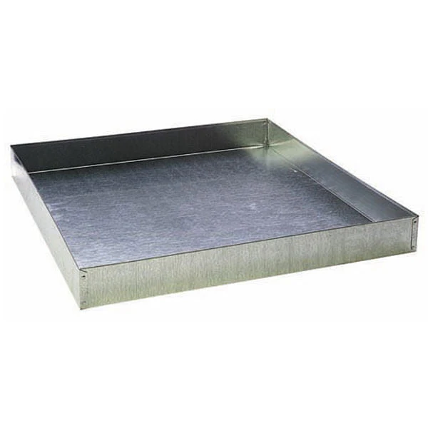 Pet Lodge Rabbit Hutch Dropping Pan – Plastic or Galvanized Steel - Image 1