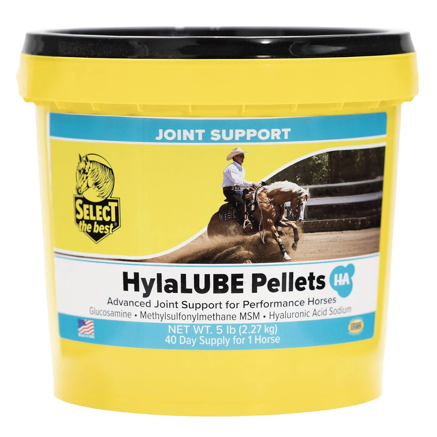 HylaLUBE HA Pellets Joint Supplement for Horses with Glucosamine, MSM & Hyaluronic Acid - Image 2