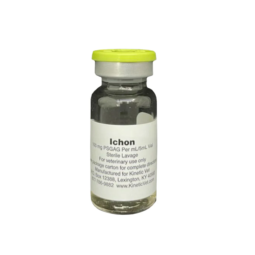Rx Ichon (polysulfated glycosaminoglycan) Sterile PSGAG, 5 mL for Horses, Dogs, & Cats - Image 1