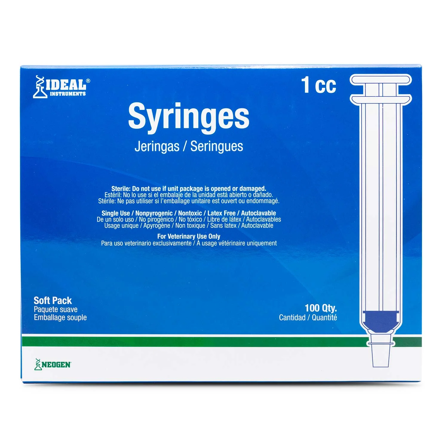 Ideal Luer Slip Syringes, Boxes - Image 1