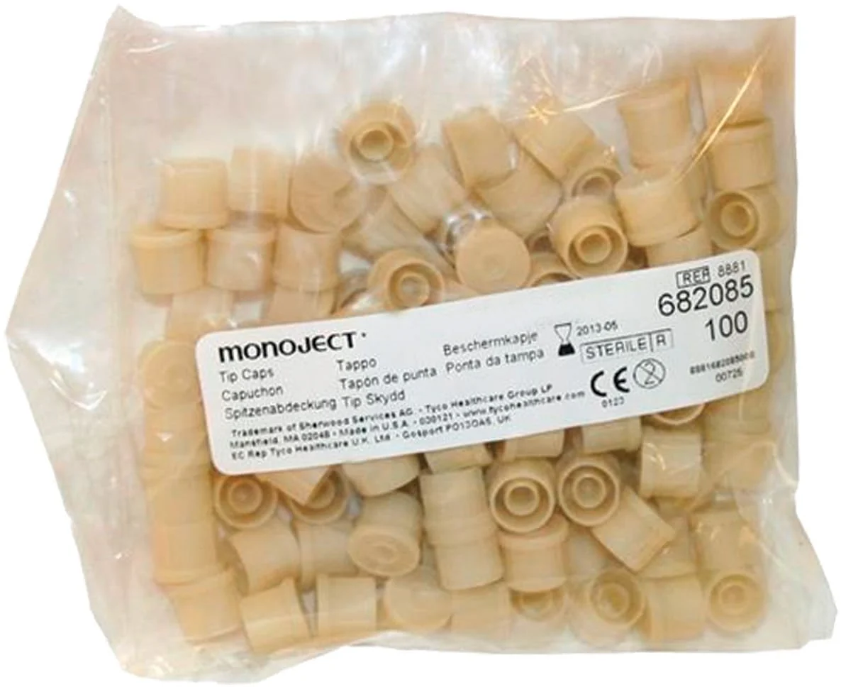 Ideal Luer Tip Caps, pack of 100 - Image 1