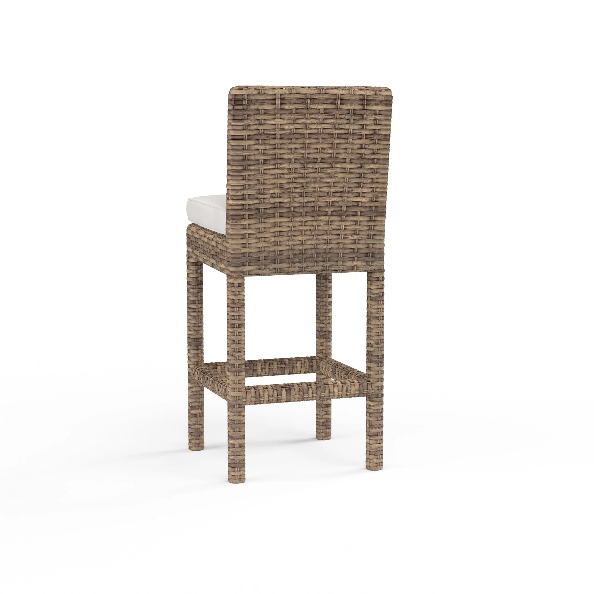 Havana Barstool in Canvas Flax w/ Self Welt - Image 2