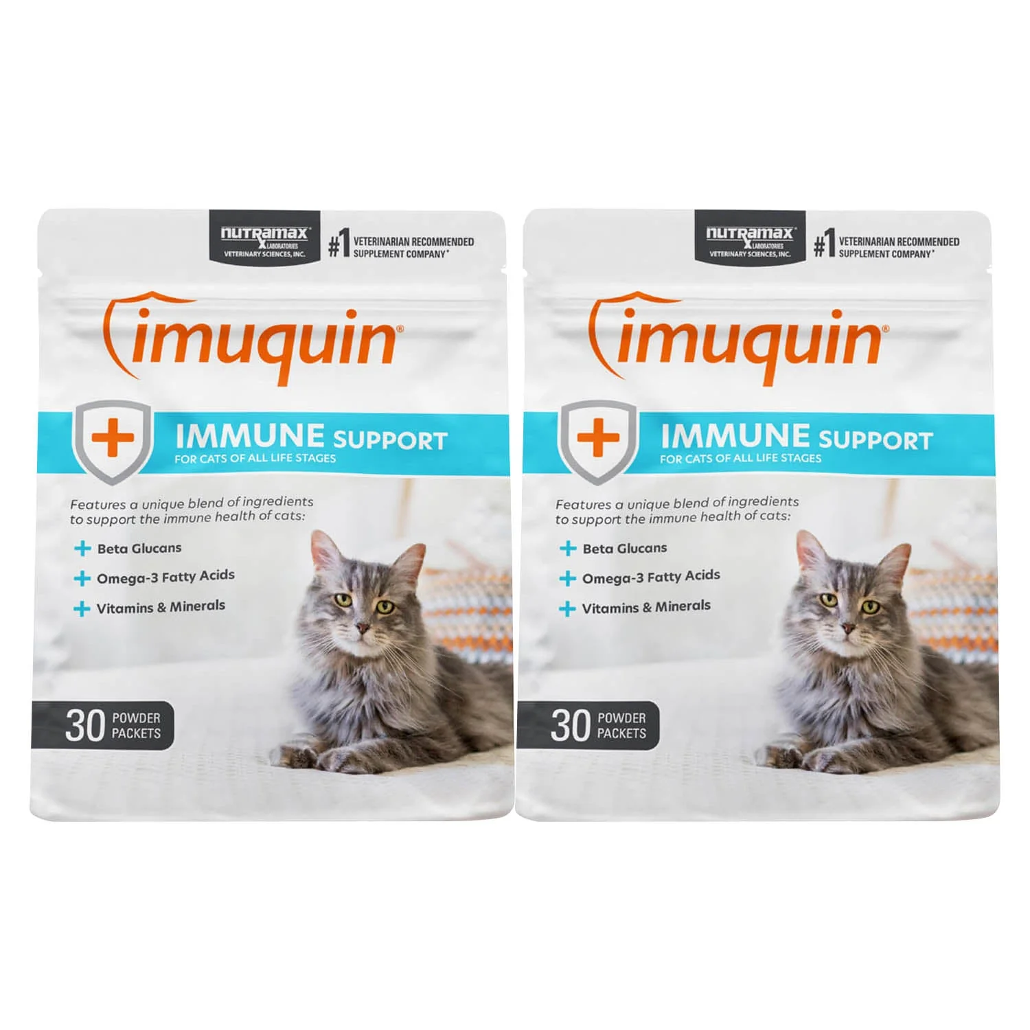 Nutramax Imuquin Immune Health for Cats, 30 Packets - Image 2