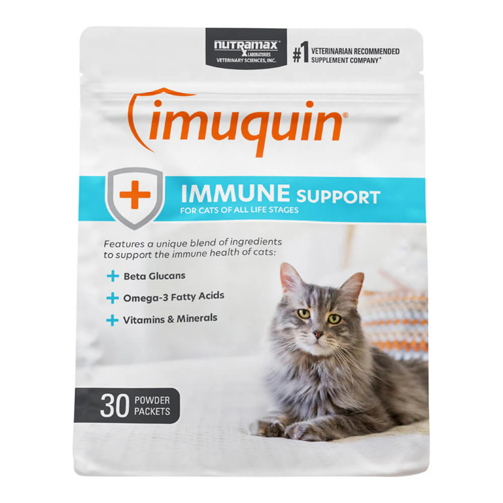 Nutramax Imuquin Immune Health for Cats, 30 Packets - Image 1