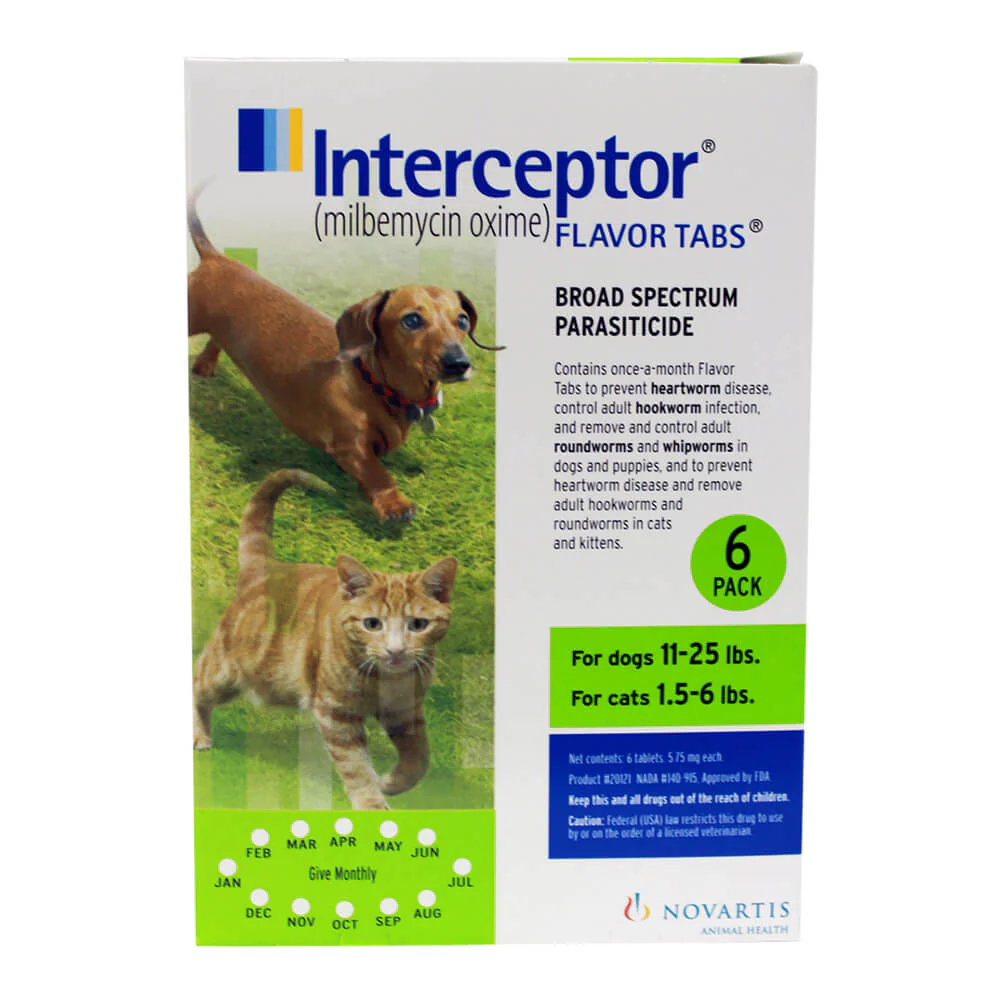 Rx Interceptor Tablets for Dogs & Cats - Image 1