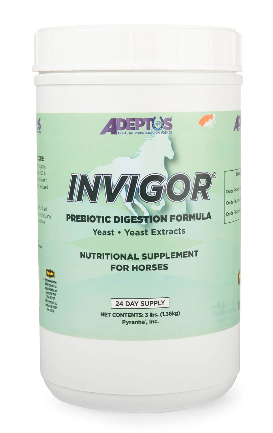 Invigor Prebiotic Digestion Formula Supplement for Horses - Image 1