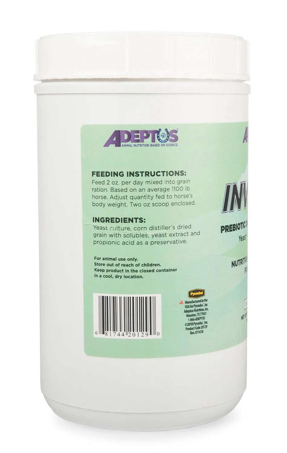 Invigor Prebiotic Digestion Formula Supplement for Horses - Image 2