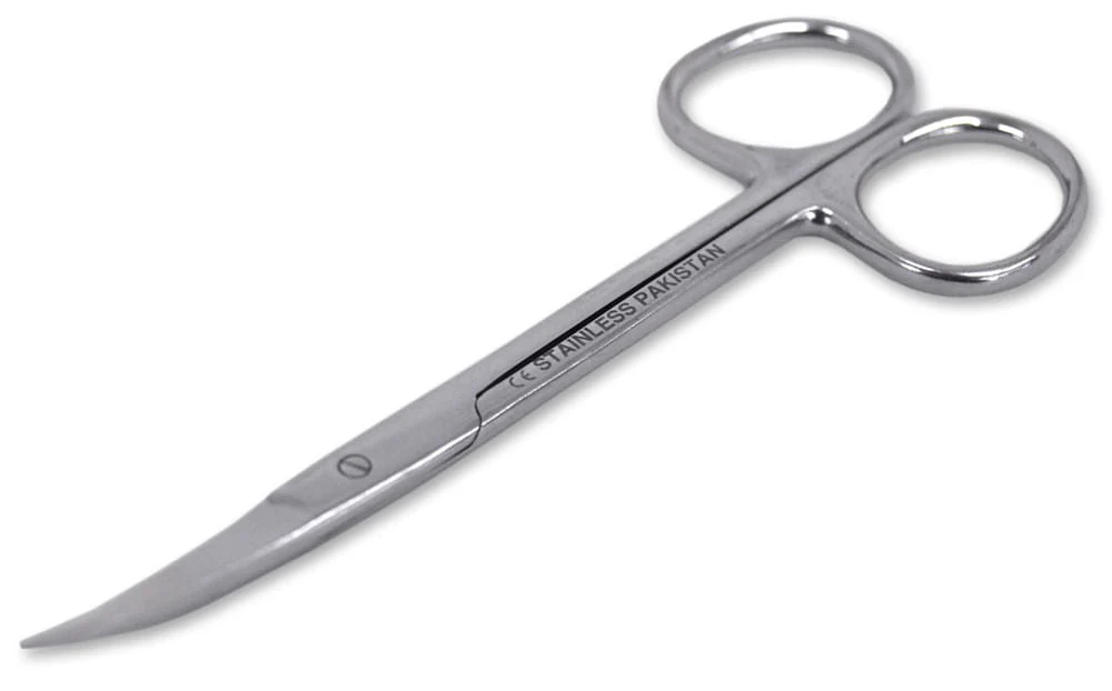 Iris Scissors, Curved, 4.5" - Image 1