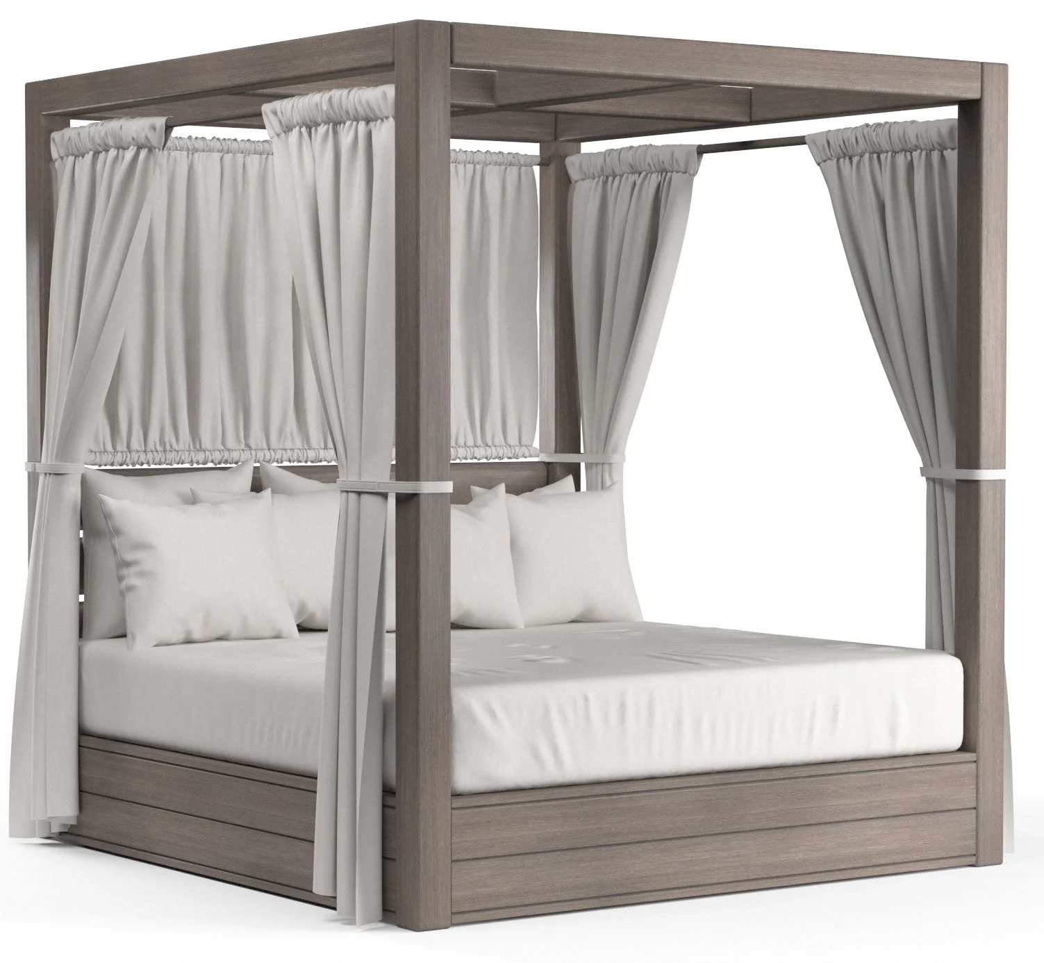 Laguna Resort King Daybed in Canvas Flax, No Welt - Image 1
