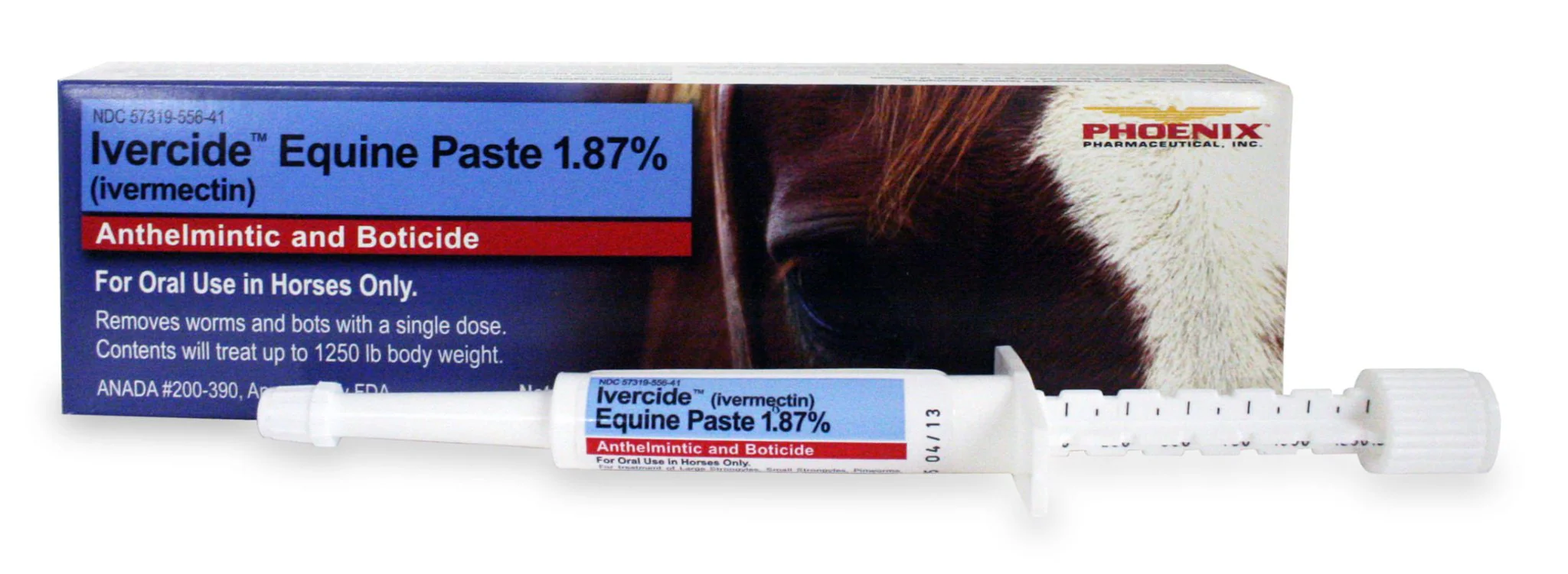 Ivercide Ivermectin Equine Wormer Paste 1.87%, 6.08 gm - Image 1