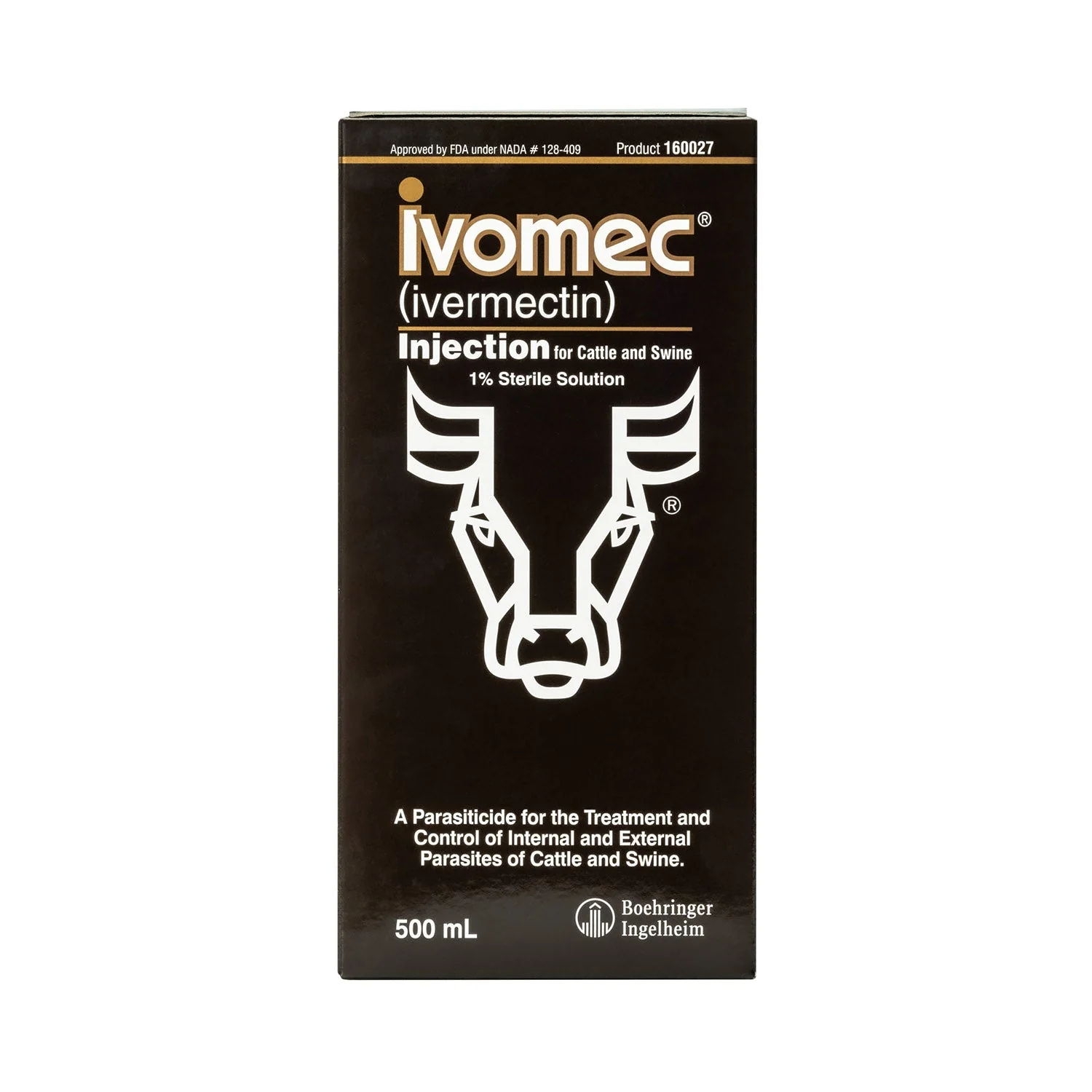 IVOMEC Injection (1%) Wormer for Cattle & Swine