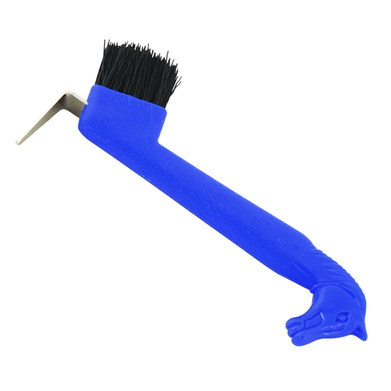 Jeffers 2-in-1 Horse Head Hoof Pick with Cleaning Brush