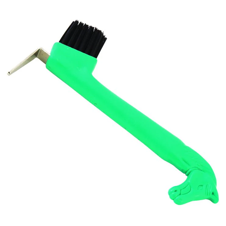 Jeffers 2-in-1 Horse Head Hoof Pick with Cleaning Brush - Image 2