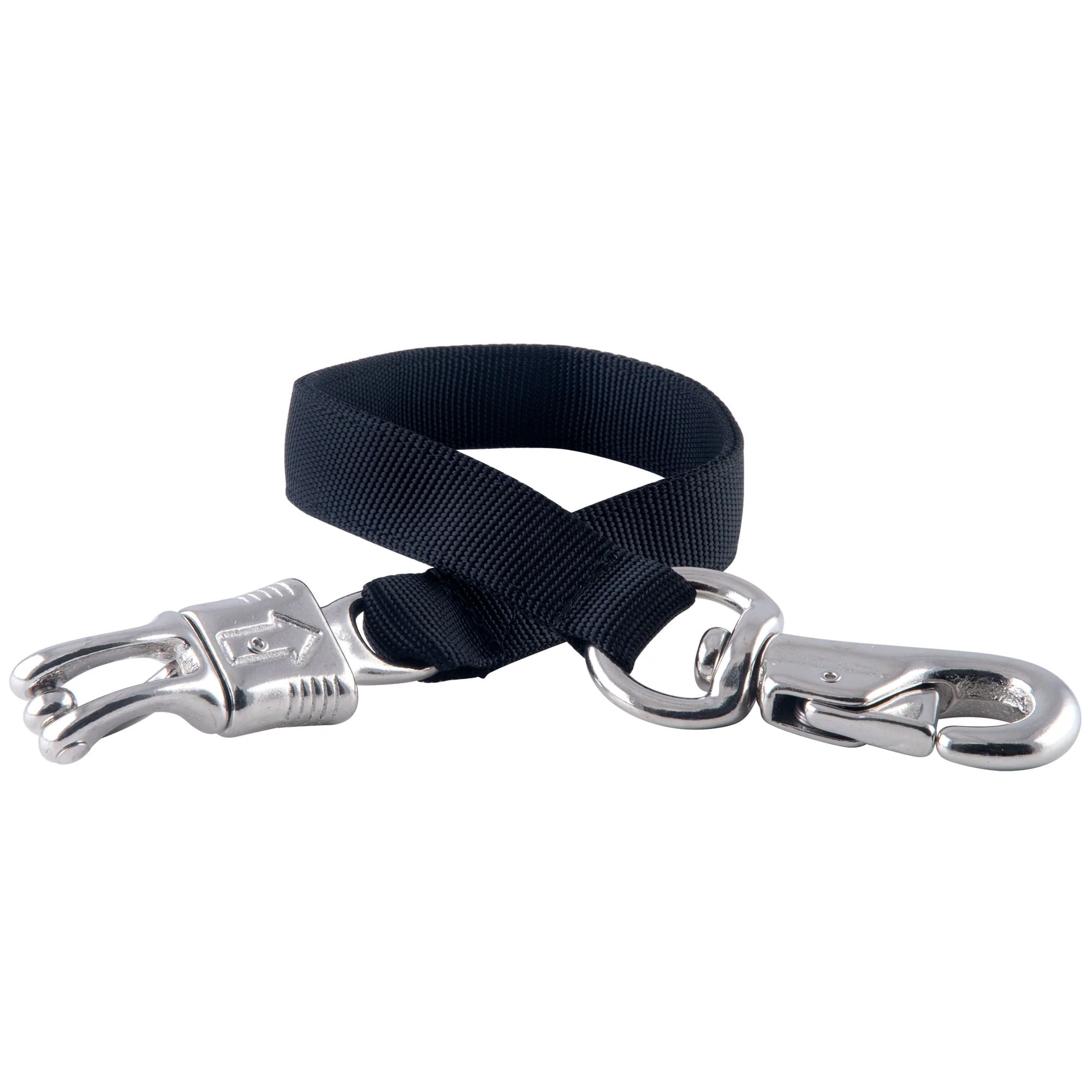Jeffers Nylon Horse Trailer Tie – Heavy Duty 2-Ply with Bull Snap & Panic Snap, Quick Release - Image 1