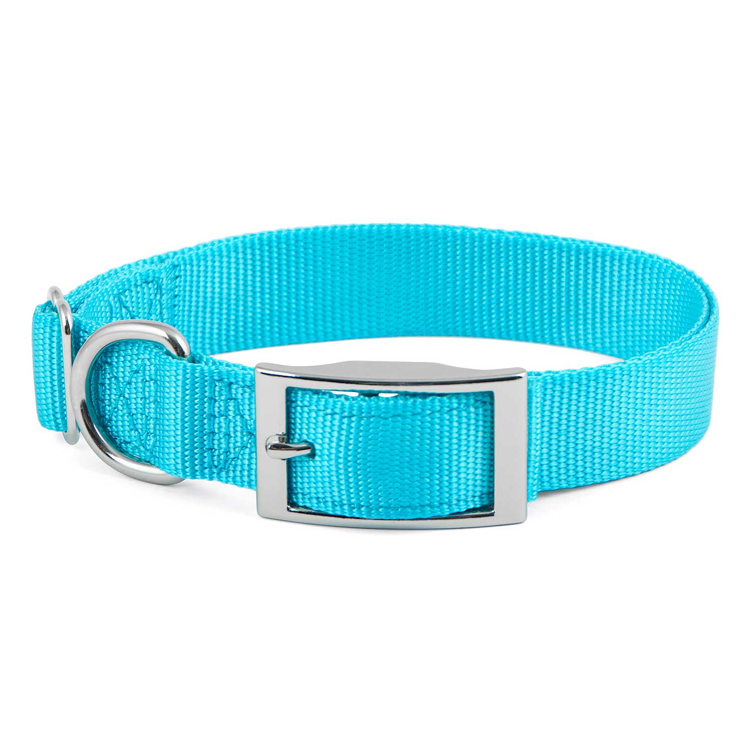 Jeffers Adjustable Nylon Dog Collar, 1″W x 14″-24″L