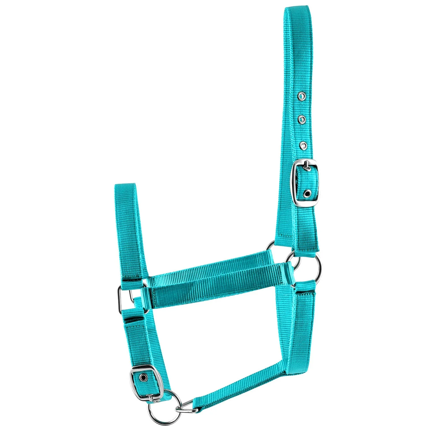 Jeffers Adjustable Nylon Full Size Horse Halter - Image 2