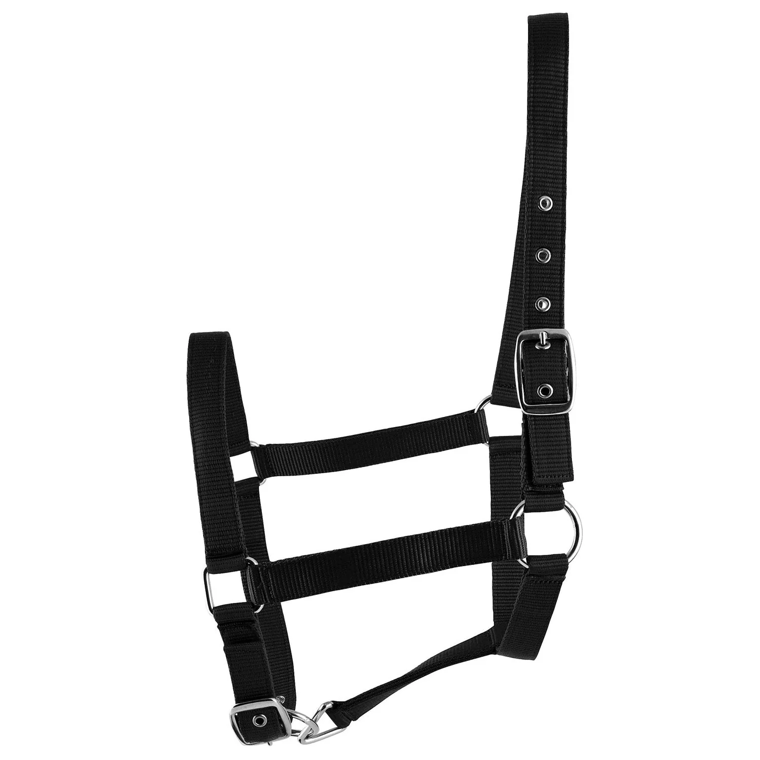 Jeffers Adjustable Nylon Full Size Horse Halter - Image 3
